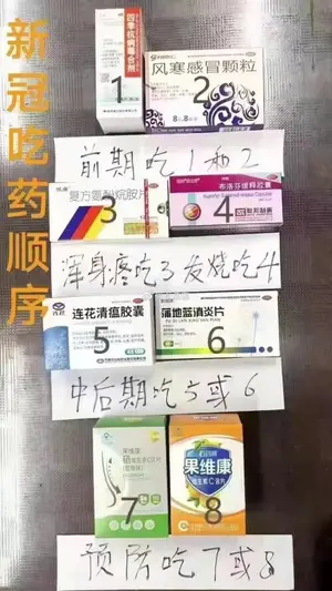 朋友圈传的“新冠吃药顺序图”可靠吗？