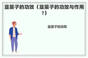 韭菜子的功效（韭菜子的功效与作用?）