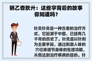销乙杳肷廾：这些字背后的故事你知道吗？