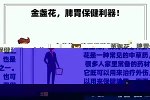 金盏花，脾胃保健利器！