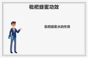 枇杷蜂蜜功效