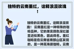 独特的云南墨红，诠释浪漫玫瑰！
